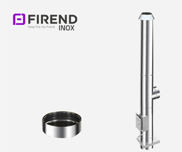 System kominowy "FIREND INOX" Ø 180 h=9,0m 1.4404 1mm