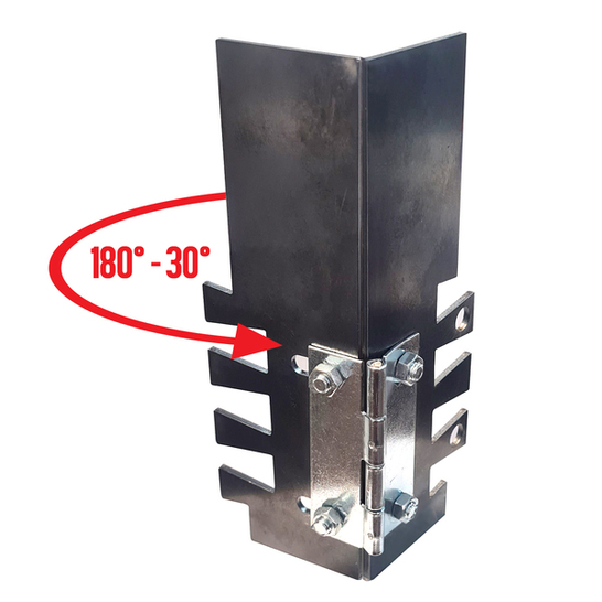 Narożnik reg. ZEW-WEW 3,0 200mm Range Connect 180°-30°