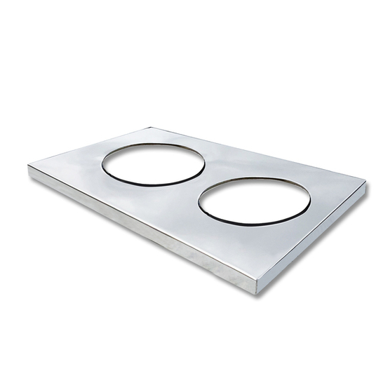 PŁYTA INOX / CZAPA KOMINOWA NA PUSTAK DUO