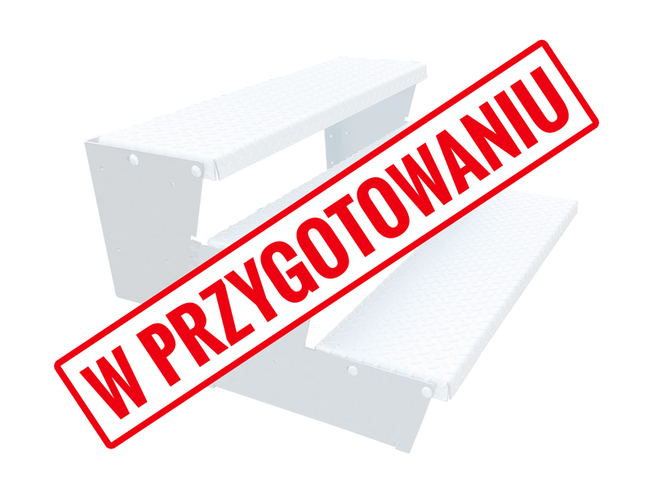 Schody modułowe regulowane MODULO 90 - 10 stopni nierdzewne ryflowane