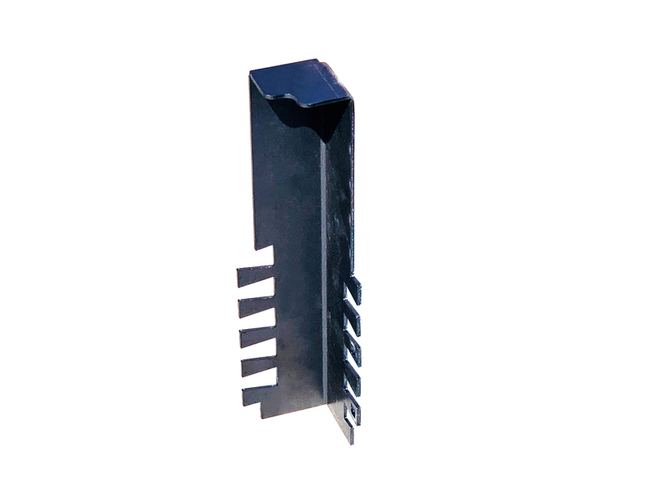 Narożnik zewnętrzny do obrzeży trawnikowych zagiętych Corten h170 /3mm