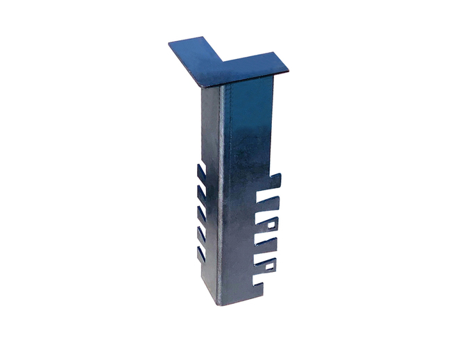 Narożnik wewnętrzny do obrzeży trawnikowych zagiętych Corten h220 /3mm